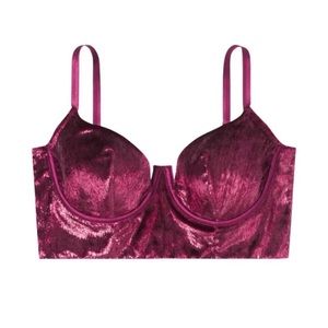 Victoria’s Secret velvet Bralettes 32c